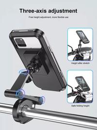 Gambar AUTOKU Phone Holder Smartphone HP Stang Sepeda Motor Anti air Waterproof Case LBX Phone Holder Stoller Tiang 360 6.1 6.5 6.7 Inch - SPION dari Autoku undefined 4 Tokopedia