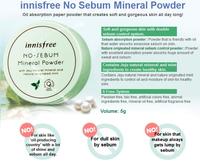 Gambar INNISFREE - No Sebum Mineral Powder 5 gr - Jaminan Ori 100% dari asal mula undefined 4 Tokopedia