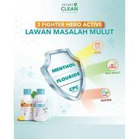 Gambar Secret Clean Obat Kumur Propolis Antiseptic Mouthwash Pembersih Mulut Anti Bau Anti Bakteri - PepperMint, 150ml dari Lafaye Store undefined 5 Tokopedia