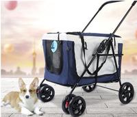 Gambar Detachable Large Pet Strollers Removable Carriage 2-in 1 Prams Large dari Benidongker undefined 1 Tokopedia