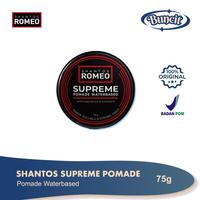 Gambar Shantos Romeo Supreme Water Based Pomade 75gr with Argan Oil & Vitamin E / Gel Rambut Pria dari Buncit2024 undefined 1 Tokopedia