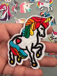 Gambar Unicorn Patches Children's Clothing Iron-on Patches Embroide dari VERSINA ID undefined 2 Tokopedia