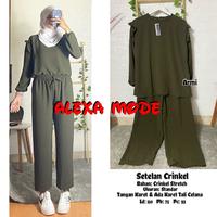 Gambar MEISYA SET RAYON CRINKLE - SETELAN POLOS REMPEL KEKINIAN dari SAPTO KITA undefined 2 Tokopedia