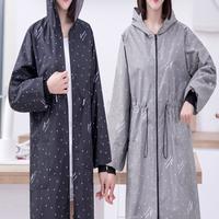 Gambar CS Long Sleeve Hooded Apron Home Waterproof and Oilproof Kitchen Cof dari Cipta Subur undefined 4 Tokopedia
