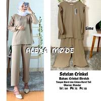 Gambar MEISYA SET RAYON CRINKLE - SETELAN POLOS REMPEL KEKINIAN dari SAPTO KITA undefined 5 Tokopedia