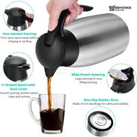 Gambar Carafe Kopi Teh Vacuum Insulated Termos air Hotel restoran FH-676 - 1.5L, Silver dari Redystock Store undefined 4 Tokopedia
