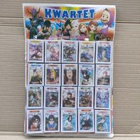 Gambar Harga Grosir 20 set Mainan Kartu Kwartet Lembar Papan Anak Murah - Motif Laki Rand dari Pelangi Mainan undefined 4 Tokopedia