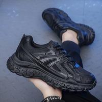 Gambar Sepatu Hitam Pria Sneaker OOTD Simple dan Keren - Beige, 43 dari Shopy Online undefined 2 Tokopedia
