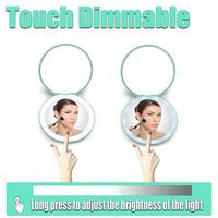 Gambar ELLY Cermin Bulat Portae LED Travel Beauty Mirror Lampu Kaca Rias dari Nurxy0719 undefined 4 Tokopedia