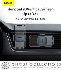 Gambar Berkualitas BASEUS CAR HOLDER MOBIL AIR VENT EASY CONTROL MOBILE PHONE - Hitam dari AriprasHp undefined 2 Tokopedia