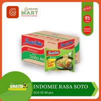 Gambar [1 Dus] Indomie Rasa Soto Mie Kuah Instan - Mie Rebus Instant Kemasan 1 Kardus / Karton - Harga Promo  dari G House Mart undefined 1 Tokopedia