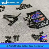 Gambar M2 Nickel Plated Button Head Hex Screw - M2 x 9 dari Zerius undefined 3 Tokopedia