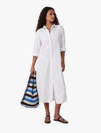 Gambar Cotton On -  Maxi Dress - Haven Maxi Shirt Dress - White - White, 6 dari Cotton On Official undefined 1 Tokopedia
