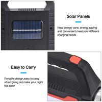 Gambar Senter Camping Lampu Led Solar Power Rechargeable Cob Yd 878a Blue dari Enemem Store undefined 4 Tokopedia
