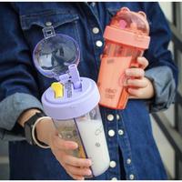 Gambar Botol Minum Dua Sisi 2 Sedotan FREE STIKER Duet Couple Bottle Travel dari ghagha shop undefined 5 Tokopedia