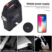 Gambar Senter Camping Lampu Led Solar Power Rechargeable Cob Yd 878a Blue dari Miandi Shop undefined 2 Tokopedia