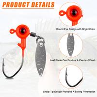 Gambar 10PCS Jig Heads Freshwater Fishing Lures Jig Head With Eye Ball dari grosir_tfhv undefined 4 Tokopedia