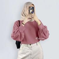 Gambar L14 PUFFY TOP BLOUSE / BAJU ATASAN WANITA / ANZANI.ID dari Gausia77 undefined 2 Tokopedia