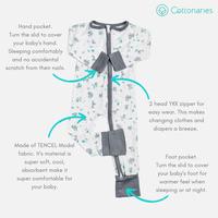 Gambar [New] Cottonaries - Jumpsuit (jumper) zip suit bayi - Tencel dari Maro Tomeo undefined 5 Tokopedia