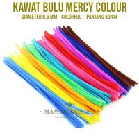 Gambar [ 10 Pcs ] Kawat Bulu Mercy / Kawat Kerajinan / Pipe Cleaner - Autumn Orange dari Toko Mawar Kuning undefined 1 Tokopedia