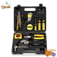 Gambar TZAG Store 16-Piece Tool Set Household Basic Hand Tools Kit Toolbox With Storage Case Ideal Home Repairing Maintenance dari Solstice Stash undefined 1 Tokopedia