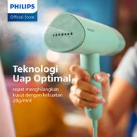 Gambar PHILIPS HANDHELD STEAMER STH3010/70 - SETRIKA UAP PORTABLE, HIJAU dari barang kamu kita undefined 5 Tokopedia