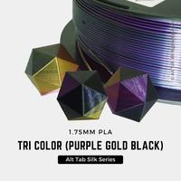 Gambar (Local Stock) Silk Tri Color PLA 3D Printer Filament 1.75mm 1kg 3D Printing [Alt Tab Silk Tri Color Series] BAMBU AMS CREALITY NEPTUNE dari Urban Xpert undefined 2 Tokopedia