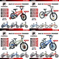 Gambar SEPEDA ANAK BMX 12 / 16 / 18 HUNTER PASSAT / PARAGON THUNDER BAN 2.125 MURAH MERIAH BAGUS SURABAYA - rocky merah, 12 dari Sepeda Surabaya undefined 1 Tokopedia