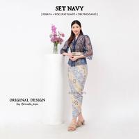 Gambar KEBAYA SET KEBAYA BORDIR TULLE PUFFY MUTIARA BONITA AYU/ KEBAYA MODERN - SET IVORY 1, L dari OCTA SHIRT undefined 2 Tokopedia