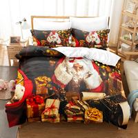 Gambar Santa Presents  Bedding Set For Bedroom Soft Bedspreads For Bed Home dari Yulpi Cleowar undefined 5 Tokopedia