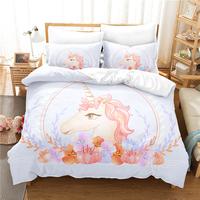 Gambar Unicorn Bedding Set For Bedroom Soft Bedspreads For Bed Home dari Yulpi Cleowar undefined 2 Tokopedia