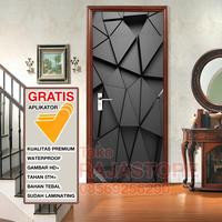 Gambar Stiker Pintu Kamar Mandi Premium Desain 3D AL - AL-001, 40x120 cm dari RajaStiker undefined 4 Tokopedia