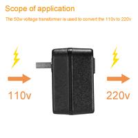 Gambar DJ 110v to 220v Home appliance voltage converter 50w Voltage Convert dari Detail Jaya undefined 2 Tokopedia