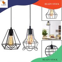 Gambar KAP LAMPU GANTUNG VINTAGE DIAMOND LAMPU CAFE GANTUNG DECORATION - Kap Diamond dari LAA TAHZAN STORE JKT undefined 1 Tokopedia