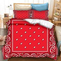 Gambar phechion Bandana 3D Print Bedding Set Duvet Covers Pillowcases One dari kamko store undefined 3 Tokopedia