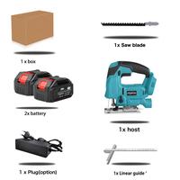 Gambar 20V 55Mm 2700RPM Cordless Jigsaw Jig Saw Portable Multi-Function Woodworking Power Tool Makita 18V Battery dari Zephyr Zonest undefined 4 Tokopedia