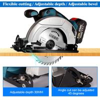 Gambar 180Mm Brushless Circular Saw 5000RPM Multifunctional Cutting Machine Power Tools Makita 18V Battery dari Zephyr Zonest undefined 2 Tokopedia