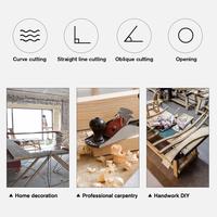 Gambar 21V 2900RPM Jigsaw Cordless Jig Saw Portable Miter Saw Woodworking Power Tools 65mm 18V Battery dari Zephyr Zonest undefined 4 Tokopedia