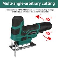 Gambar 65mm Cordless Jigsaw Multi-function Woodworking Power Tool Jig Saw 12V Battery 30000RPM dari Zephyr Zonest undefined 4 Tokopedia