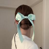 Gambar Town Shell - Mimi Long Ribbon Korean Hair Claw Clip / Jepit Rambut Korea Pita / Jepitan Pita Panjang Bow - white dari TOWNSHELL undefined 5 Tokopedia