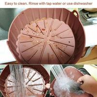Gambar SST Air Fryer Silicone Pot/Basket Keranjang Baskom/Silicone Air Fryer Pot/Silikon Pot Round TERLARIS - Grey-19cm dari TAKASHIMURA STORE 13 undefined 5 Tokopedia