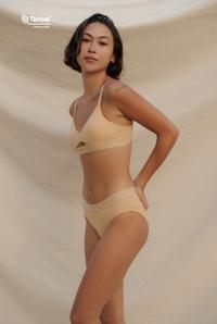 Gambar Sare Studio Padma Padded Tencel Triangle Bra 2 Packs In Beige - S dari PT YARAMI IKA undefined 5 Tokopedia