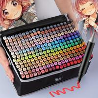 Gambar New 24/30/36/48/60/80/100/120/168 Double-tip Painting Pen Alcohol Marker Color Marker Pen Permanent Art Marker Children Painting, Sketch, Coloring, Highlight, Illustration, Animation Design Art Office School Supply dari Moonlit River undefined 1 Tokopedia
