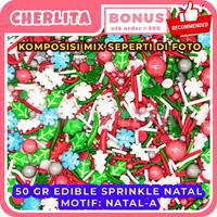 Gambar [TZRT] - Sprinkle Hiasan Kue Natal Sprinkles Springkel Taburan Gula - Trimit Natal dari Ratna old undefined 2 Tokopedia