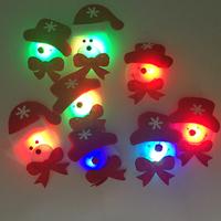 Gambar Christmas Toys Luminous/Flash Badge Brooch LED/Light Brooches pin for women Holiday Christmas Decorations Glow In The Dark dari VENSTORE VIP undefined 1 Tokopedia