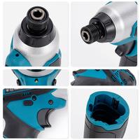 Gambar 12V Electric Cordless Impact Wrench Drill Wireless Screwdriver DIY Household No Battery Handheld Power Tool For Makita Battery dari Akanshop24 undefined 5 Tokopedia