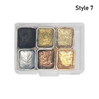 Gambar TRADER 1Pcs Student School Art Supplies Solid Watercolor Paint 6 Color dari Velvet Voyage undefined 3 Tokopedia