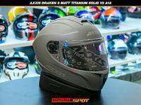 Gambar Helm Motor AXXIS DRAKEN S Matt Titanium Solid V2 A12 Full Face Origin dari Riderspot South undefined 2 Tokopedia