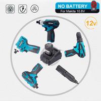 Gambar 12V Electric Cordless Impact Wrench Drill Wireless Screwdriver DIY Household No Battery Handheld Power Tool For Makita Battery dari Akanshop24 undefined 2 Tokopedia