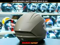Gambar Helm Motor AXXIS DRAKEN S Matt Titanium Solid V2 A12 Full Face Origin dari Riderspot South undefined 4 Tokopedia